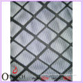 Wonderful Rhombus White and Black Mixed Lace Fabric